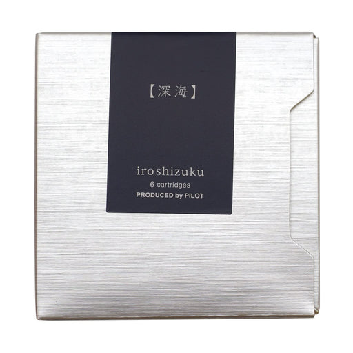 Pilot Iroshizuku 0.9Cc Deep Sea Fountain Pen Cartridge 6-Piece Pack-Kiichin - The #1 Place for Japanese Goods in Your Hand!