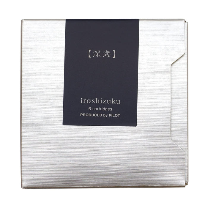 Pilot Iroshizuku 0.9Cc Deep Sea Fountain Pen Cartridge 6-Piece Pack-Kiichin - The #1 Place for Japanese Goods in Your Hand!