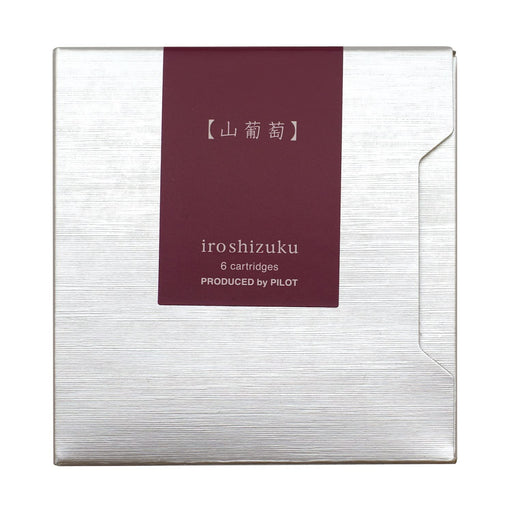 Pilot Iroshizuku Wild Grape 0.9Cc Fountain Pen Cartridge Pack of 6-Kiichin - The #1 Place for Japanese Goods in Your Hand!