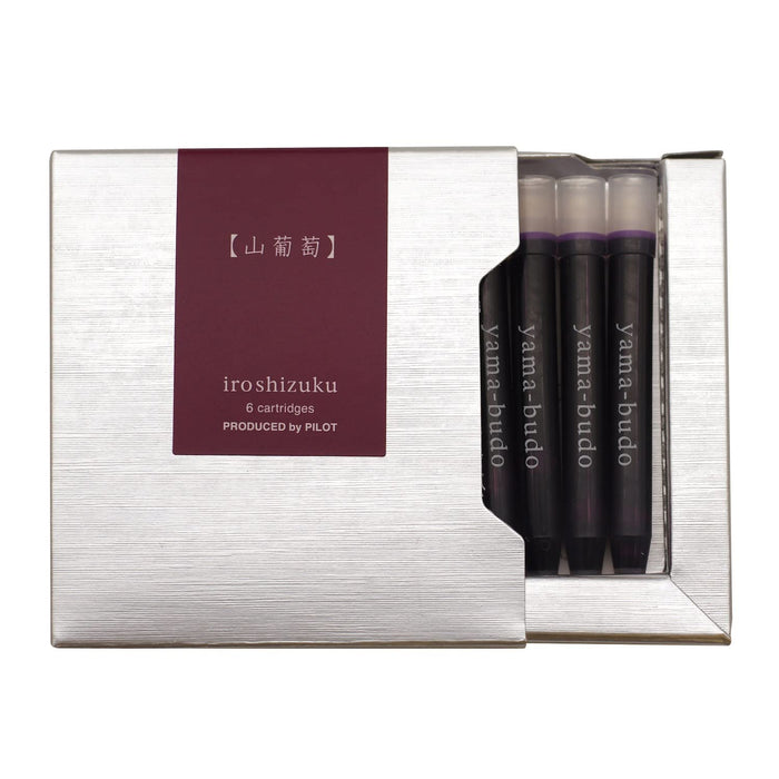 Pilot Iroshizuku Wild Grape 0.9Cc Fountain Pen Cartridge Pack of 6-Kiichin - The #1 Place for Japanese Goods in Your Hand!