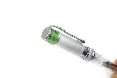 Pilot Prera Colorful Calligraphy Transparent Light Green Fountain Pen Fprn350R-Tlgcm-Kiichin - The #1 Place for Japanese Goods in Your Hand!