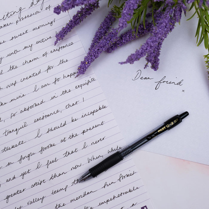 Pilot G2 Gel Pen 0.4mm Retractable Rollerball Black Ink