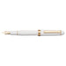 Platinum Fountain Pen #3776 Century - Extra Thick Chenonceau White Model Pnb-15000#2-5-Kiichin - The #1 Place for Japanese Goods in Your Hand!
