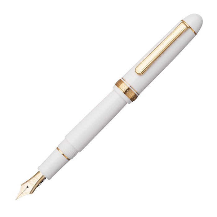 Platinum Fountain Pen #3776 Century Medium Point Chenonceau White Size 139.5x15.4mm 20.5g-Kiichin - The #1 Place for Japanese Goods in Your Hand!