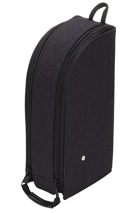 Reimei Fujii Pen and Pencil Case - Sleek Black - Japanese Made (Fy379B)-Kiichin - The #1 Place for Japanese Goods in Your Hand!