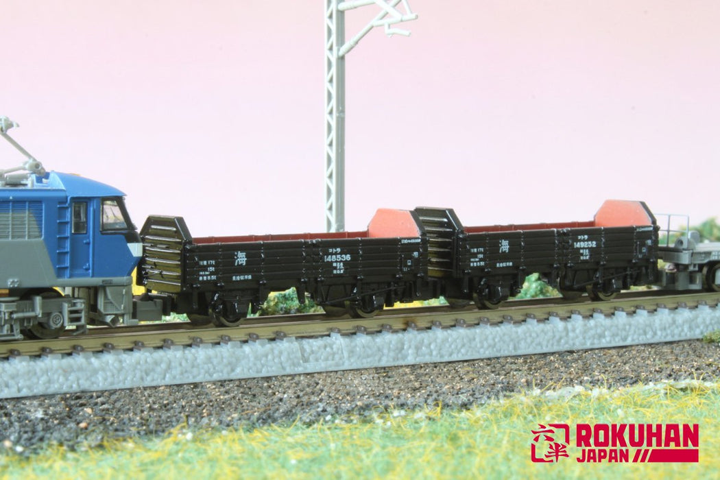 Rokuhan Freight Car 2-Car Set Z Gauge T025-2 JNR Tora 45000 Sea Type-Kiichin - The #1 Place for Japanese Goods in Your Hand!