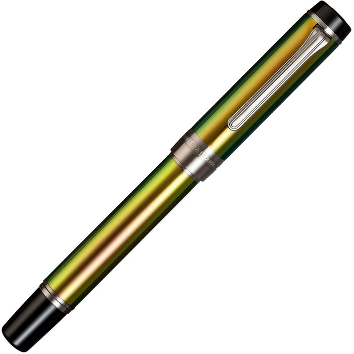 Sailor Cylint Fountain Pen Colored Stainless Steel Scarab Fine Nib 10-6006-260
