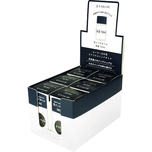 Sailor Fountain Pen Clear Empty Ink Bottle 10ml Capacity Pack of 6-Kiichin - The #1 Place for Japanese Goods in Your Hand!