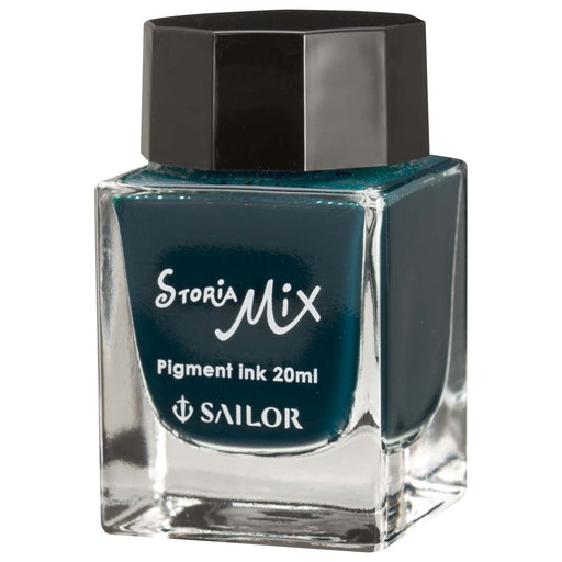 Sailor Fountain Pen Storia Mix Pigment Green Ink 20ml Bottle 13-1503-260-Kiichin - The #1 Place for Japanese Goods in Your Hand!