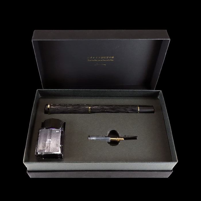Sailor Fountain Pen - Night Kasumi Bold Ebonite Engraved Pen Model 10-8087-620-Kiichin - The #1 Place for Japanese Goods in Your Hand!