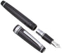 Sailor Professional Gear Slim Silver Black Fountain Pen Extra Fine 11-1222-120-Kiichin - The #1 Place for Japanese Goods in Your Hand!