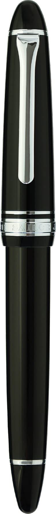 Sailor Fountain Pen Profit Casual Black with Silver Trim Music Nib 11-0571-920-Kiichin - The #1 Place for Japanese Goods in Your Hand!
