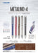 Sailor Multifunctional Fountain Pen with 3 Colors Sharp Metalino 4 Blue 16-0222-240-Kiichin - The #1 Place for Japanese Goods in Your Hand!