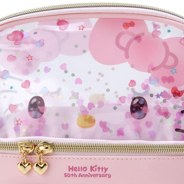 Sanrio Hello Kitty 50th Anniv Pouch 517623-Kiichin - The #1 Place for Japanese Goods in Your Hand!