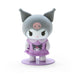 Sanrio Kuromi Mini Flocky Dress-Up Doll - Sanrio Pitatto Friends Kuromi-Chan 6.8x3.6x3cm 604321-Kiichin - The #1 Place for Japanese Goods in Your Hand!