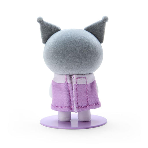 Sanrio Kuromi Mini Flocky Dress-Up Doll - Sanrio Pitatto Friends Kuromi-Chan 6.8x3.6x3cm 604321-Kiichin - The #1 Place for Japanese Goods in Your Hand!