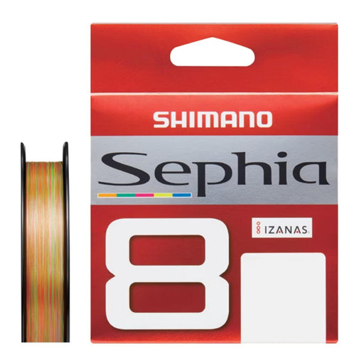 Shimano Sephia PE Line 8-Strand 200M 0.8mm Multi-Color-Kiichin - The #1 Place for Japanese Goods in Your Hand!