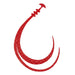 Shimano Tairaba Engetsu Bakubaku Necktie Single Curly Red Lame M-Kiichin - The #1 Place for Japanese Goods in Your Hand!