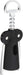Shimomura Kogyo KIB-606 Black Kitchen Bar Wine Opener 170x55x35mm-Kiichin - The #1 Place for Japanese Goods in Your Hand!