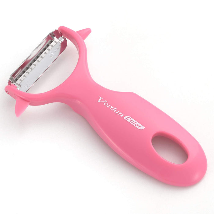 Shimomura Kougyou Kinpira Peeler Vck-01P Japan Made Pink Dishwasher Safe-Kiichin - The #1 Place for Japanese Goods in Your Hand!