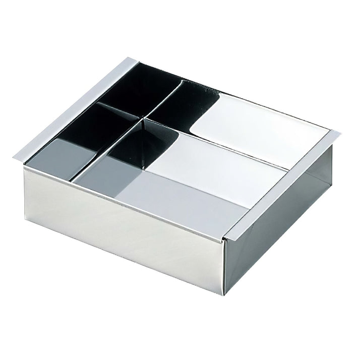 Premium 14cm Shimotori Stainless Steel Tamago-Dofu Mold-Kiichin - The #1 Place for Japanese Goods in Your Hand!