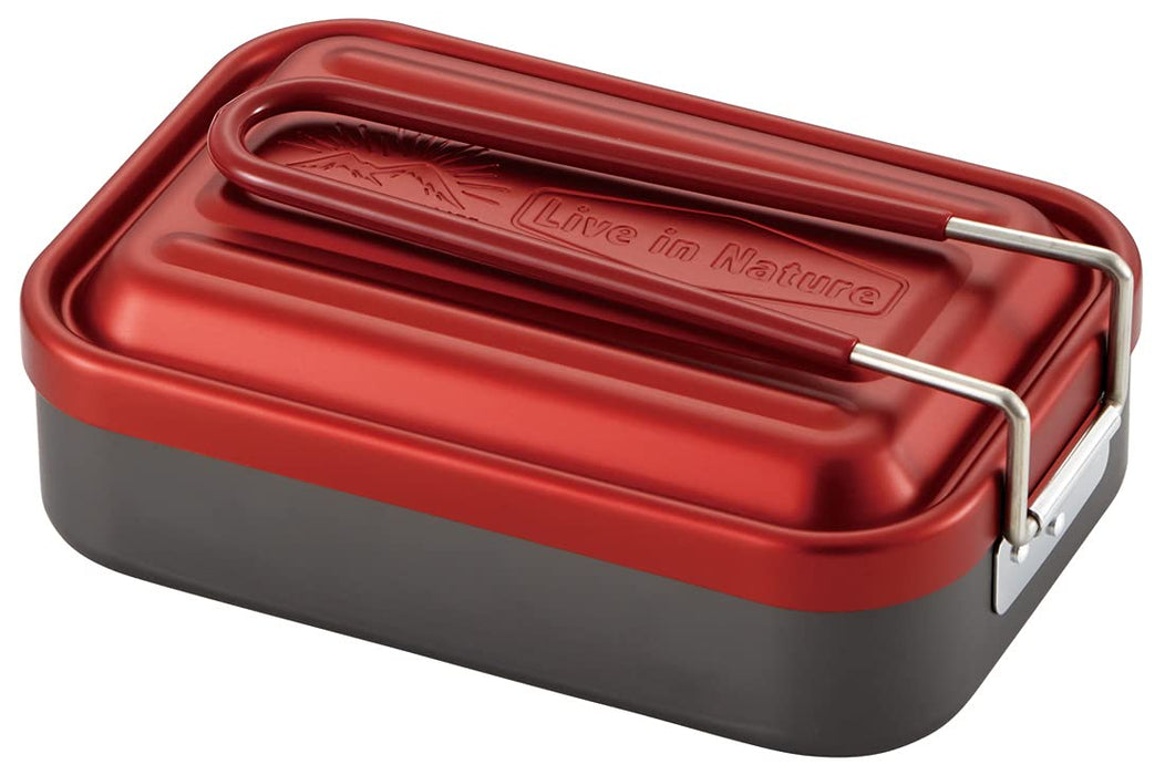 Skater Red 600ml Color Messtin No Seasoning Required Outdoor Mess Box