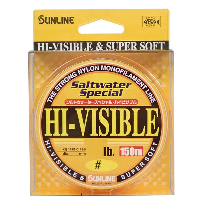 Sunline Saltwater High Visibility Nylon Line 150M 0.8 3Lb Magic Orange-Kiichin - The #1 Place for Japanese Goods in Your Hand!