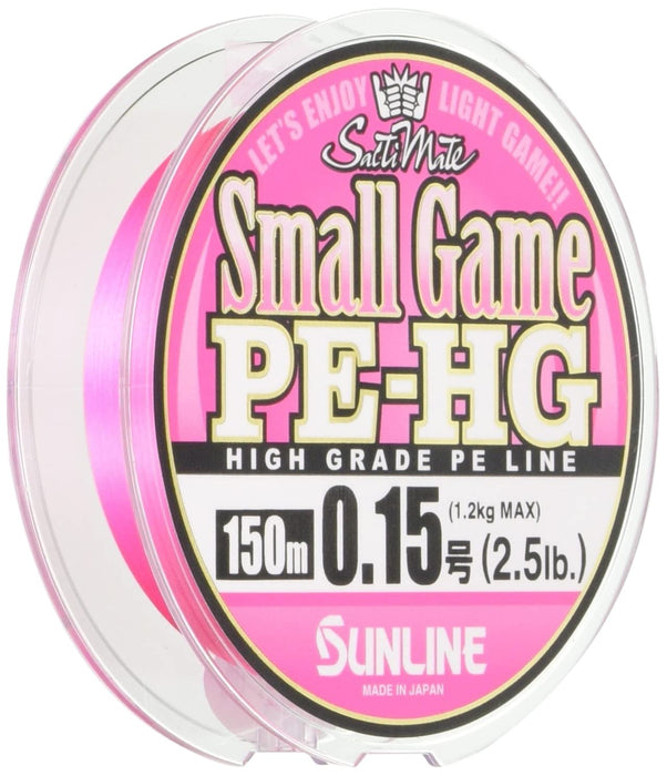 Sunline Salty Mate Small Game Pe Line 150M 2.5Lb Sakura Pink-Kiichin - The #1 Place for Japanese Goods in Your Hand!