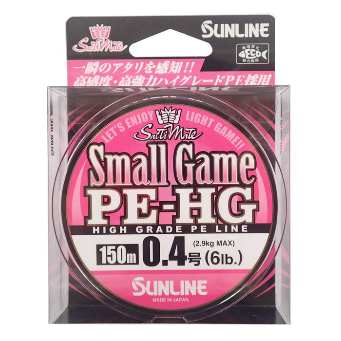 Sunline Pe Line Salty Mate Small Game 150M 0.4 6Lb Sakura Pink-Kiichin - The #1 Place for Japanese Goods in Your Hand!