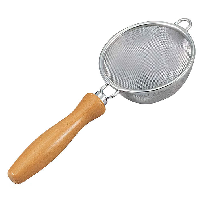 Premium Snow Stainless Steel Tea Strainer - Shallow Design-Kiichin - The #1 Place for Japanese Goods in Your Hand!