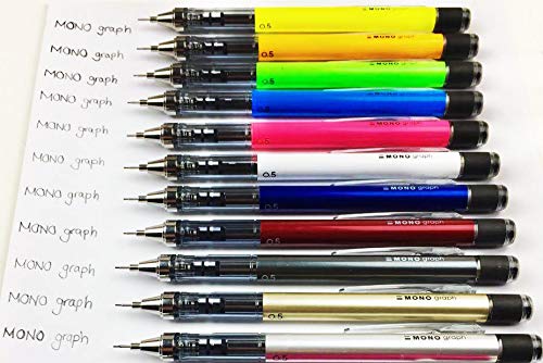 Tombow Monograph Mechanical Pencil 0.5mm in Neon Pink - DPA-134F-Kiichin - The #1 Place for Japanese Goods in Your Hand!