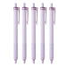 Tombow Monograph Light Ballpoint Pen 0.5mm Black Ink Smoky Purple Shaft 5 Pack-Kiichin - The #1 Place for Japanese Goods in Your Hand!