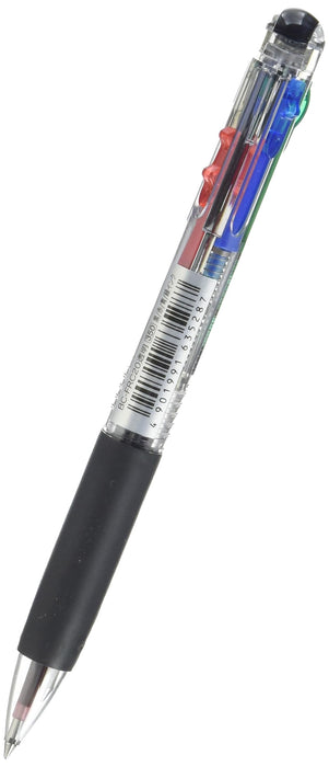 Tombow Reporter 4 Multicolor 0.7mm Ballpoint Pen with Transparent Shaft-Kiichin - The #1 Place for Japanese Goods in Your Hand!