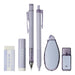 Tombow Mono Pit Pencil Set 0.3mm 6 Pieces Ash and Lavender Mechanical Stationery-Kiichin - The #1 Place for Japanese Goods in Your Hand!