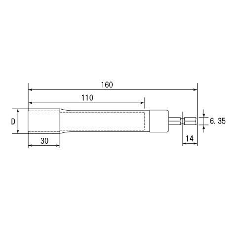 Top Kogyo Alpha 17Mm Long Socket for Electric Drills 18V Reinforced Shaft-Kiichin - The #1 Place for Japanese Goods in Your Hand!