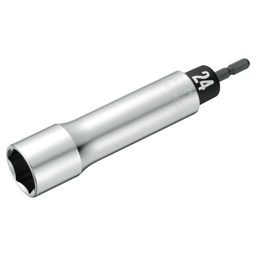 Top Kogyo Alpha 24mm Long Socket for Electric Drills 18V Hex Shaft Japan-Kiichin - The #1 Place for Japanese Goods in Your Hand!