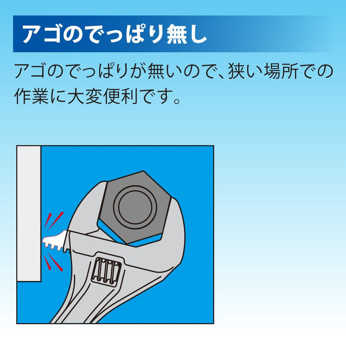 Top Kogyo Eco Wide Thin Lightweight 12-46mm Monkey Wrench Made in Japan-Kiichin - The #1 Place for Japanese Goods in Your Hand!