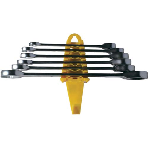 Top Kogyo Ratchet Set of 6 with Holder 5° Feed Angle 8-17mm Wrench Set-Kiichin - The #1 Place for Japanese Goods in Your Hand!