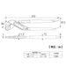 Top Kogyo Three-Piece Water Pump Pliers 6-51mm 9-Step Adjustment Made in Japan-Kiichin - The #1 Place for Japanese Goods in Your Hand!