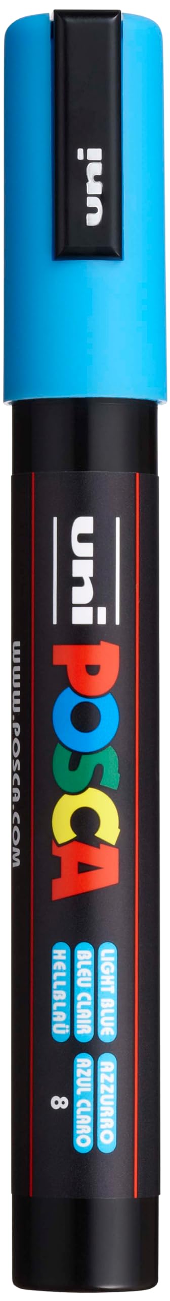 Mitsubishi Pencil Light Blue Uni Pc-5M Posca Marker-Kiichin - The #1 Place for Japanese Goods in Your Hand!