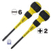 Vessel 220L-2Ps-Yt Yellow Tourmaline Ball Grip Driver Set Limited Edition-Kiichin - The #1 Place for Japanese Goods in Your Hand!