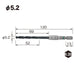 Vessel 5.2mm Cushion Drill Bit AMD-5.2 for Iron and Metal Work-Kiichin - The #1 Place for Japanese Goods in Your Hand!