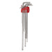Vessel Hexagonal L Type Wrench Set Extra Long 9pc - Ball Point 8309Bp-Xl-Kiichin - The #1 Place for Japanese Goods in Your Hand!