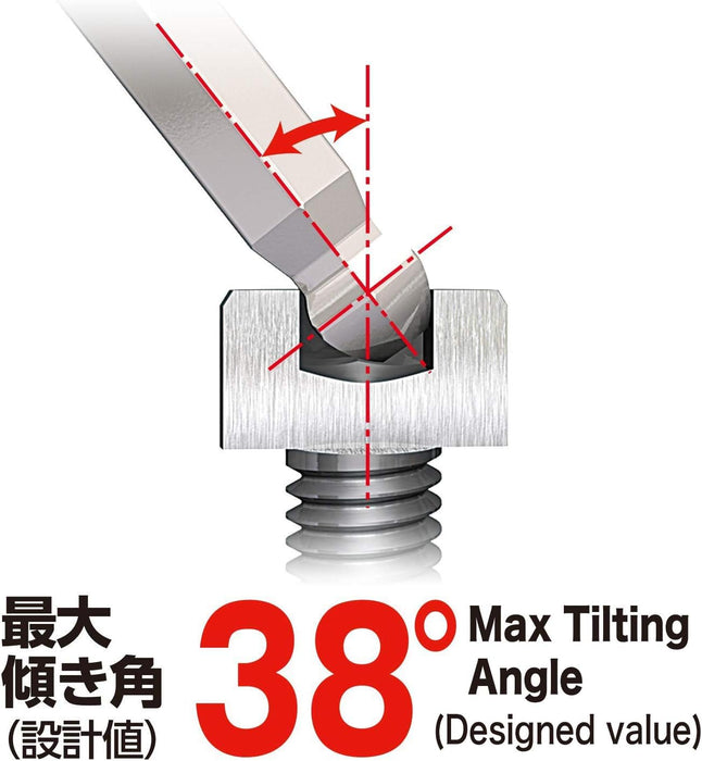 Vessel Hexagonal L Type Wrench Set Extra Long 9pc - Ball Point 8309Bp-Xl-Kiichin - The #1 Place for Japanese Goods in Your Hand!