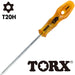 Vessel Power Grip T20Hx120 Torx Screwdriver - Tamper-Proof 5400Tx Series-Kiichin - The #1 Place for Japanese Goods in Your Hand!