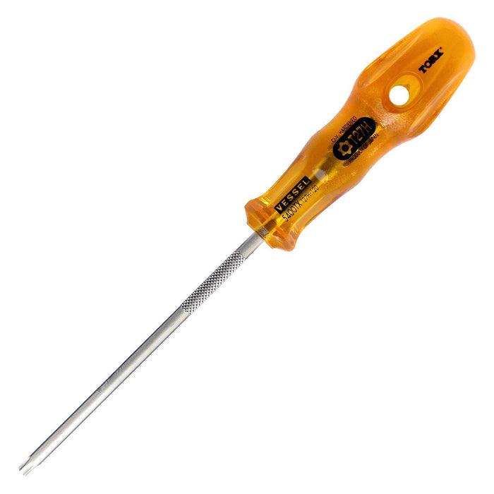 Vessel Power Grip T27H Torx Screwdriver 120mm Tamper-Proof B-5400Tx Series-Kiichin - The #1 Place for Japanese Goods in Your Hand!
