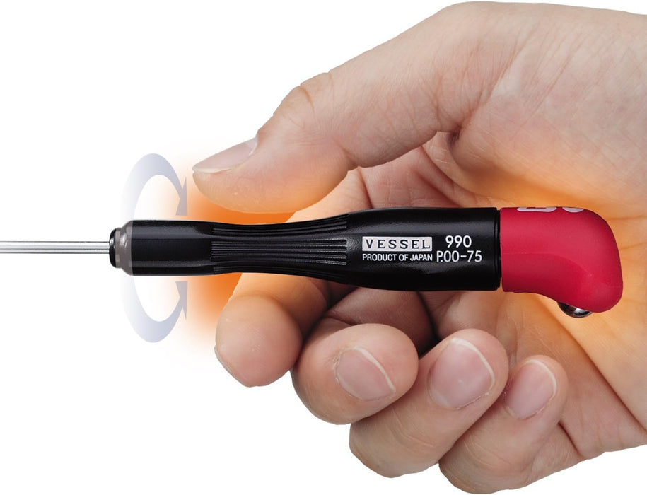 Vessel Precision Driver G Grip 1x100 990 - High-Quality Hand Tool