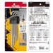 Vessel Tamper-Proof Torx Wrench Set L-Type Set of 9 - Model 8509Txh-Kiichin - The #1 Place for Japanese Goods in Your Hand!