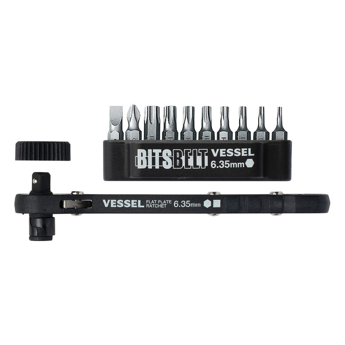 Vessel Torx Plate Ratchet Driver Tx-11 with 10 Bits-Kiichin - The #1 Place for Japanese Goods in Your Hand!