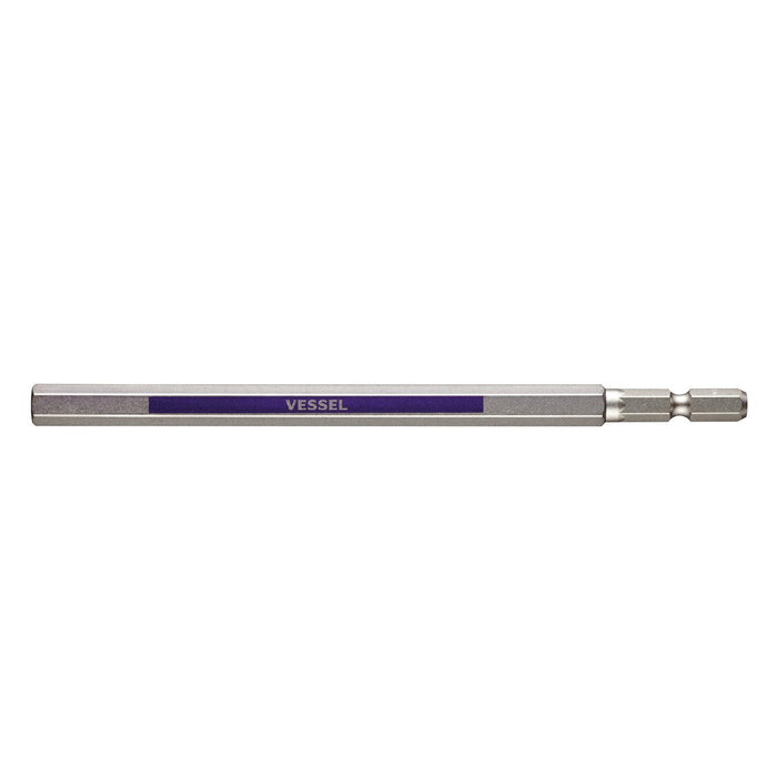 Vessel 40V Single Head Hex Gosai Bit Long Type Opposite Side 8 X 150mm 1pc Gsh080L-Kiichin - The #1 Place for Japanese Goods in Your Hand!